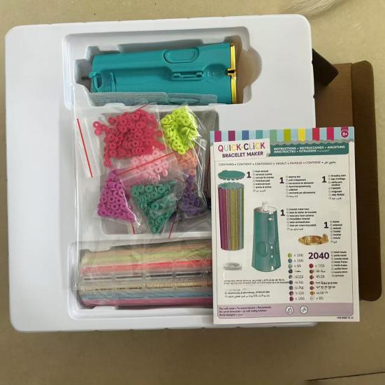 Набор для изготовления браслетов Yousheng Quick-Click DIY Набор для браслетов с бусинами Легкий дизайн с защелкой Инструмент для плетения браслетов дружбы Набор для изготовления украшений для детского творчества