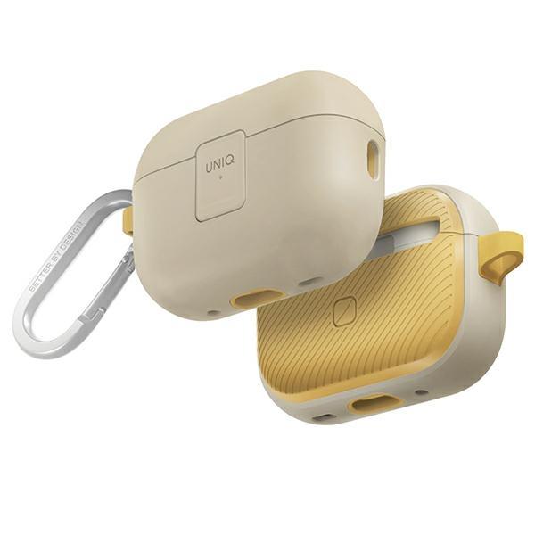 Etui do AirPods Pro 2 UNIQ Clyde Lock Beżowe-żółte