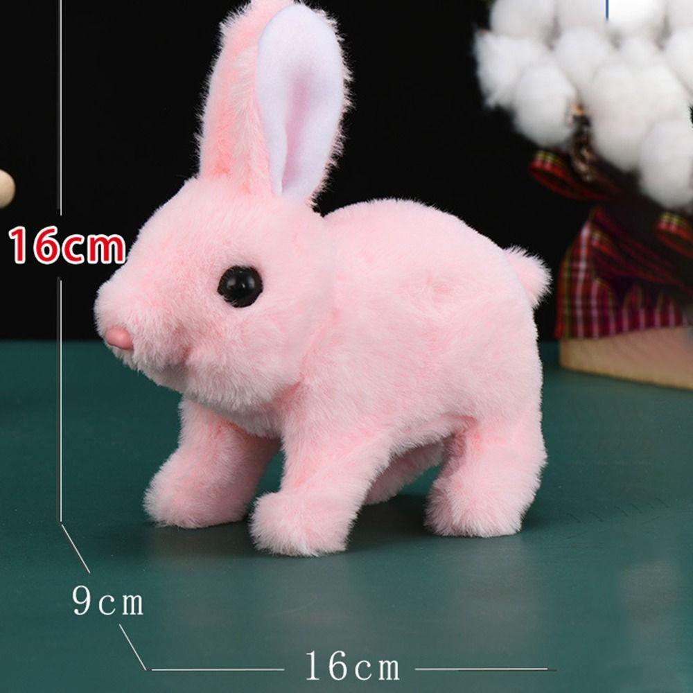 Может ходить и кивать, имитация электрической игрушки, кукла-животное, электрический кролик для детей, подарки