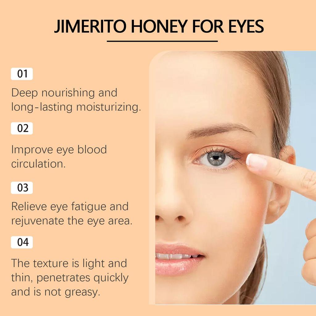 Ximonth Honey Eye Drops Refreshing & Moisturizing Relief Eye Dryness Comfort Drops