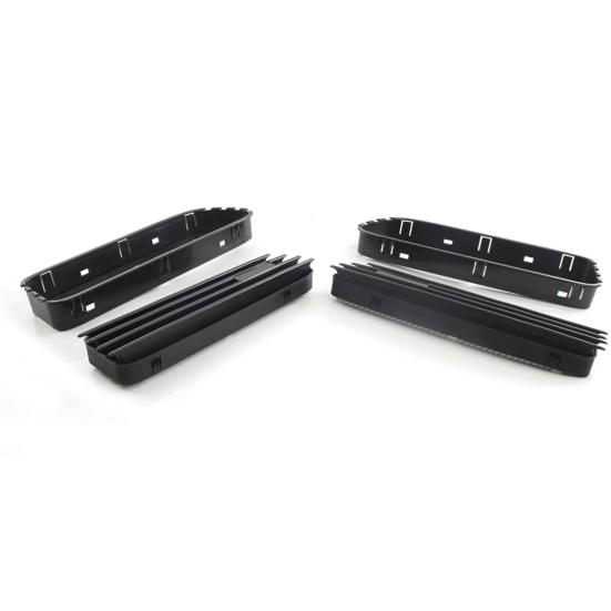 2шт боковое крыло вентиляционная решетка антикоррозийная идеально подходит для бокового крыла из АБС-пластика с воздушным потоком