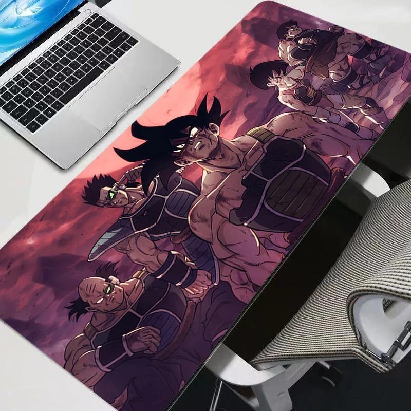 Large Gaming Keyboard Rug Laptop Japan Cool Anime Mouse Pad for LOL Black DBZ Dragon Ball Z Desk Mat PC Gamer Carpet Mousepad