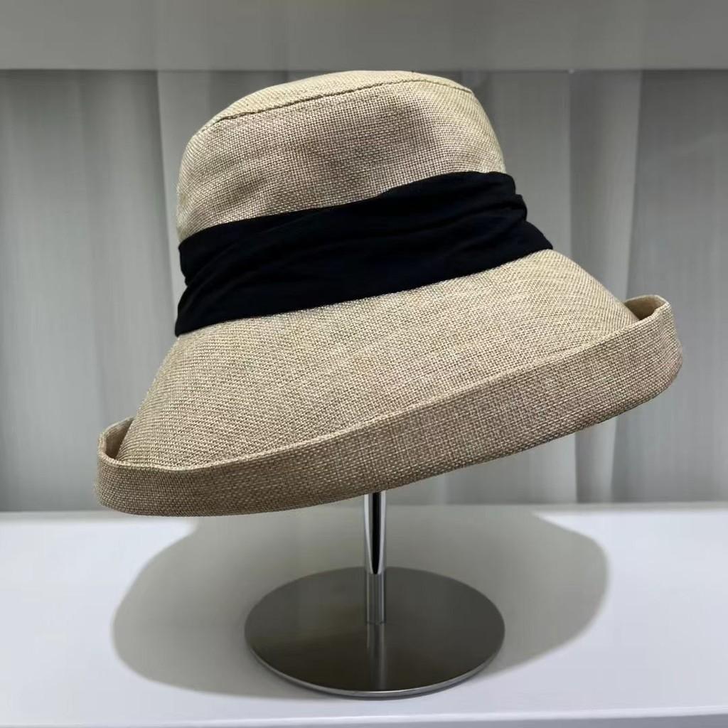 Хлопковая шляпа рыбака для женщин летняя защита от солнца с широкими полями повседневная шляпа от солнца