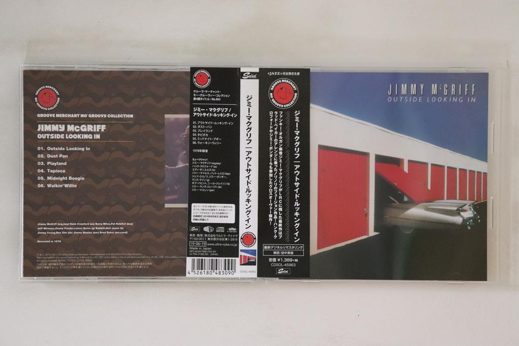 CD ДЖИММИ МАКГРИФФ Взгляд со стороны CDSOL45963 SOLID RECORDS 2019 Япония Оби Джаз Б/У