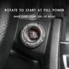 Car Engine Start Stop Button Cover Auto Ignition Switch Rotatable Protection Cap Styling Decoration Car Interior Accessories