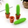 1 Pcs Novelty Cartoon Cactus 0.5mm Ball Point Pen Student Teacher Writing Ball Point Pen Stationery