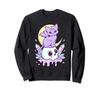 Kawaii Pastel Goth Is a Cute Creepy Cat and Skull Sweatshirt Witch-like