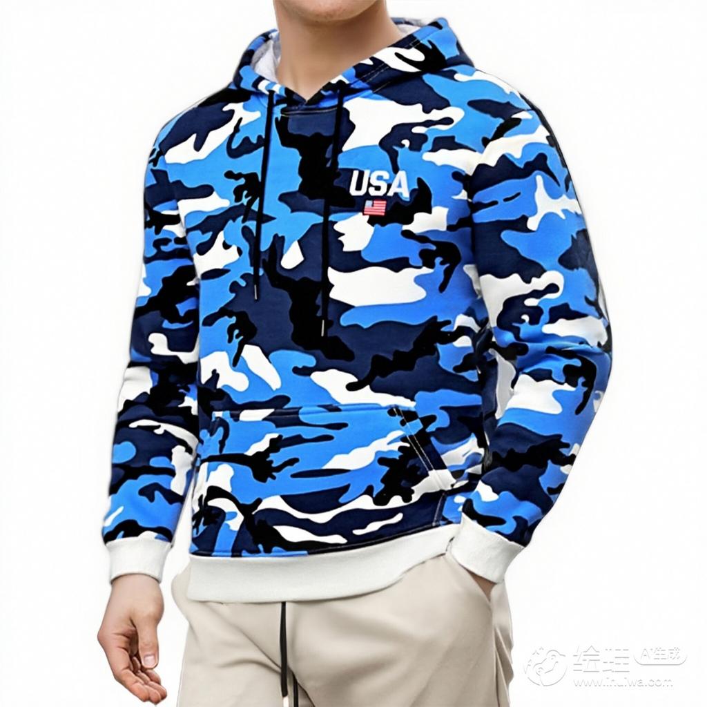 Мужское худи из плотного материала с камуфляжным принтом и вышивкой букв, мужское модное спортивное повседневное худи