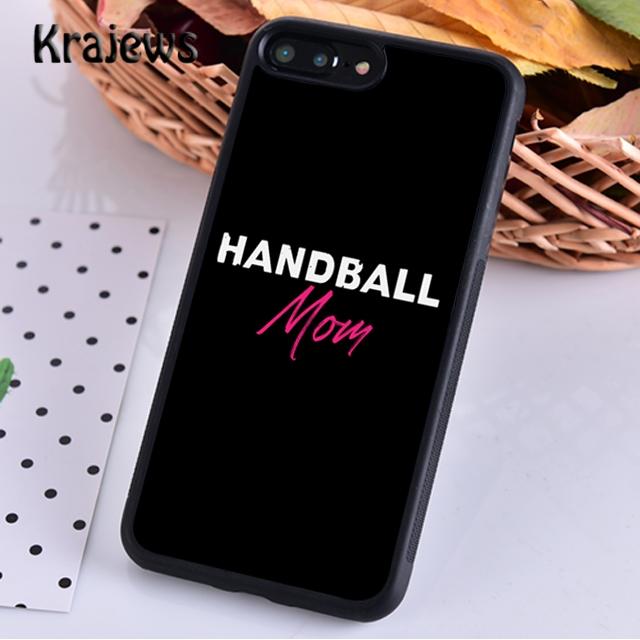 Krajews Handball Mom Player Handballer Mother Phone Case Cover For iPhone 17 Air 16 15 14 plus 11 12 13 pro max