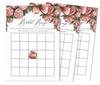 Inkdotpot 50A FloralA BingoA GameA CardsA For Bridal Wedding Shower Bachelorette Party Bulk Blank Square Fill In Gift