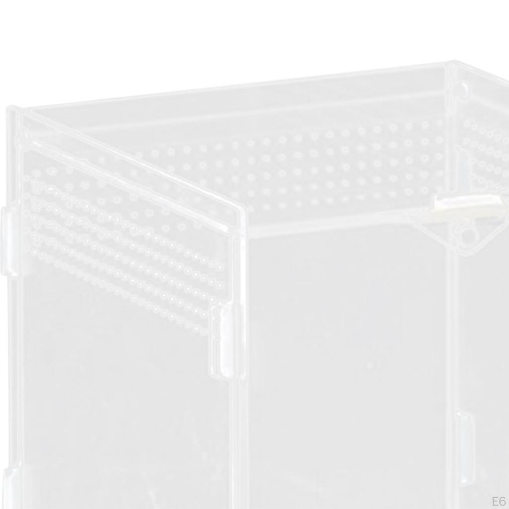 Reptile Breeding Box Animal Habitat Cage Clear Terrarium Enclosure for Geckos Young