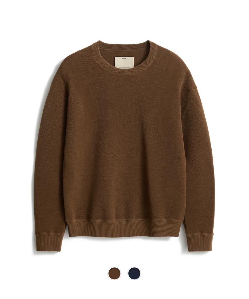 Poteoli Jacquard Crewneck Knit - 2 Colors
