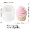 3D Cup Cake Ice Cream Cream Muffin Silicone Candle Mold DIY Muffin Birthday Gift Bedroom Diffused Stone Wedding Home Decoration