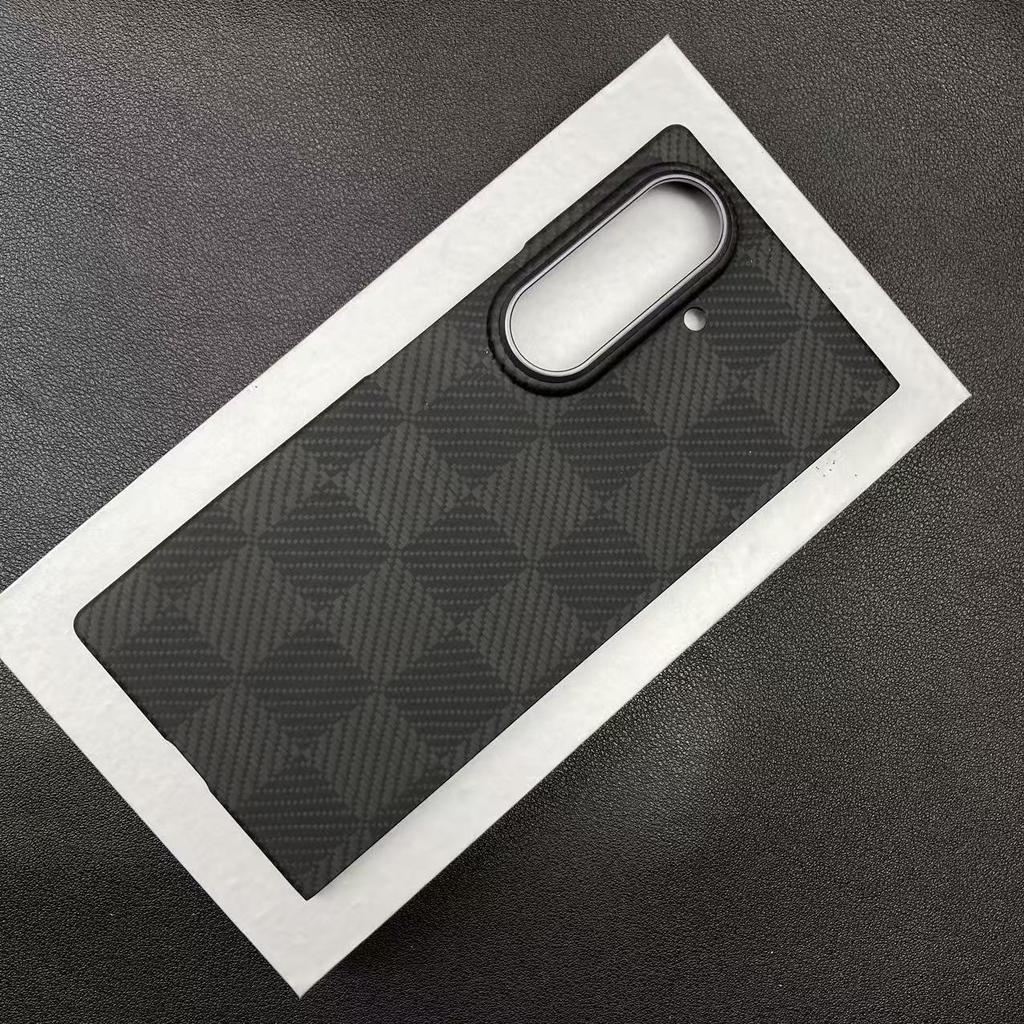Для Samsung Galaxy Z Fold8 Ultra Fold 8 Ultra Чехол из Кевлара Двойной Осевой Защитный Магнитный Углеродное Волокно Противоударный Защитный Чехол