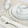 Mesh Glitter Metallic Table Runner Rectangle Table Cloths Runner Glitter Table Runner  Living Room