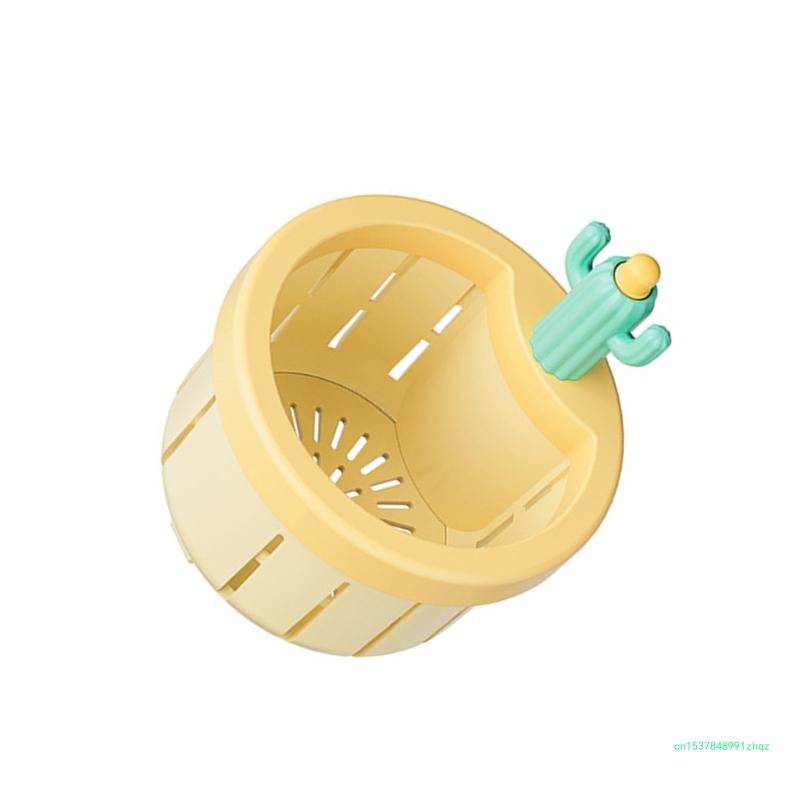 Инновационный кактус Кухонный фильтр для отходов Пресс-релиз Сливная корзина Многофункциональная Зеленый кактус Сетка для фильтра раковины