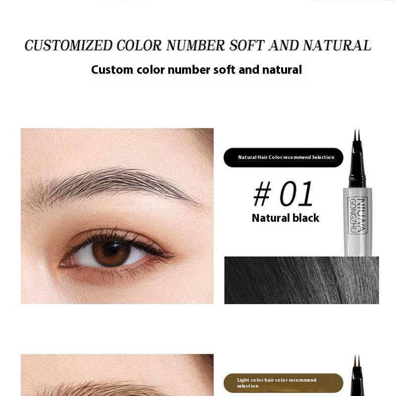 Стойкий и не обесцвечивающий карандаш для бровей Wild Eyebrows Liquid Water с четкими корнями и окрашенными бровями