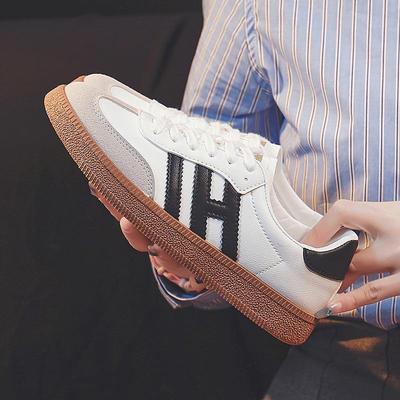 Женские кроссовки Retro German — весна 2024 г., классический цвет, стиль «Форрест Гамп», универсальная белая повседневная спортивная обувь (CQ220).