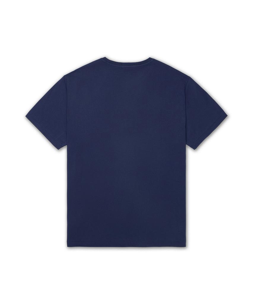 POLO RALPH LAUREN Классический крой Хлопковая футболка с логотипом - Темно-синий