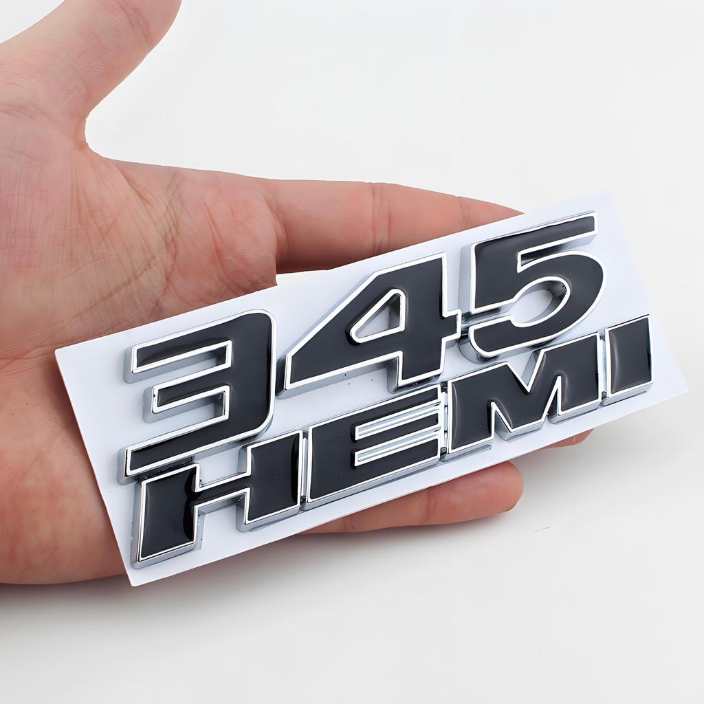 1 шт. 3D металлические наклейки багажник автомобиля 345 392 эмблема HEMI для Dodge Challenger Ram Charger Caliber Journey Caravan Chrysler Dart