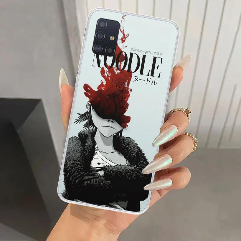 Чехол для телефона Gorillaz Anime для Samsung Galaxy A52 A32 A22 A12 A02S A50S A30S A10S Note 20 Ultra 10 Plus S10 A31 A20 A71 A72 Galax