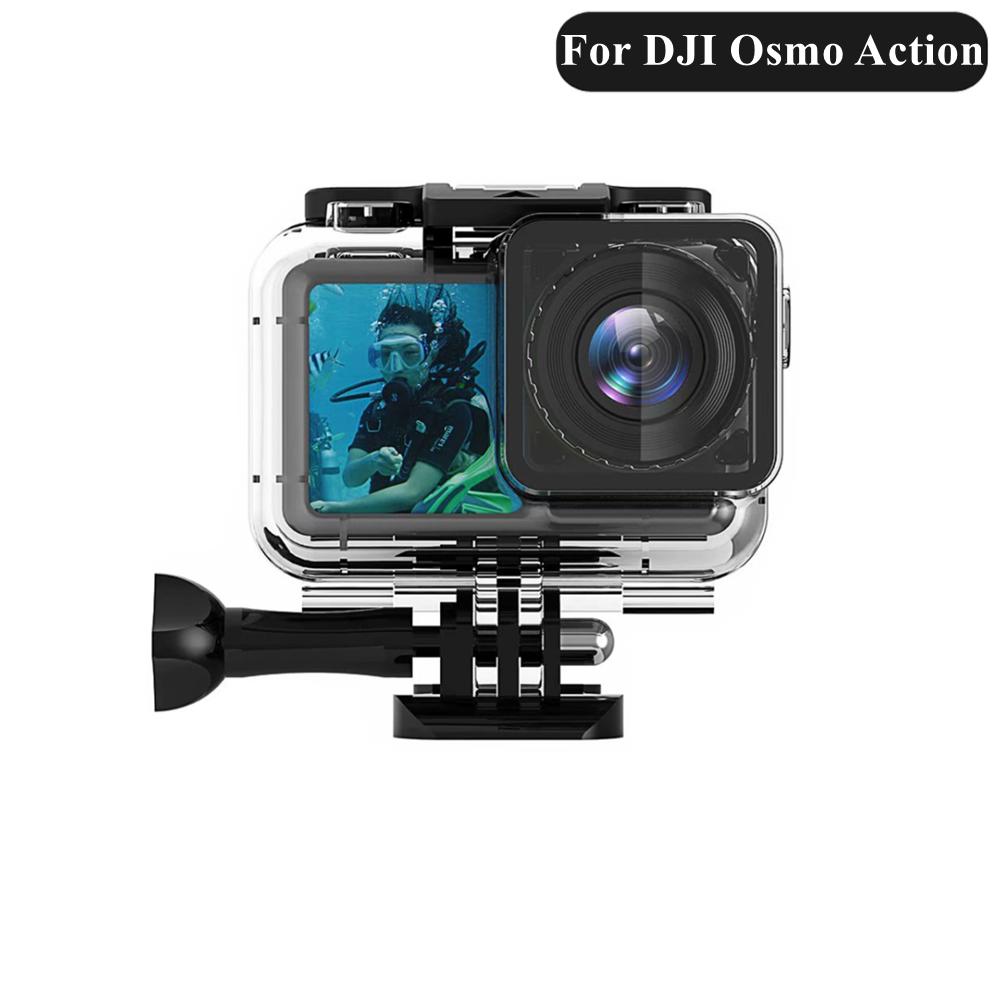 60M Подводный водонепроницаемый чехол для корпуса экшн-камеры Dji Osmo Защитное крепление для дайвинга Аксессуары для экшн-камеры Osmo