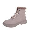 Winter New Snow Boots Women Style Plus Velvet Thick Cow Suede Martin Boots Autumn Winter Warm Fur Cotton Shoes Women