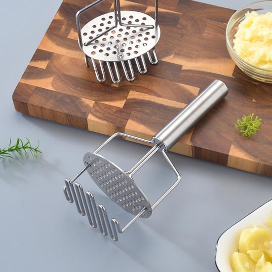 Двойной слой картофельного пюре Ручной картофельный пресс Волнистый пресс-измельчитель Кухонные принадлежности для картофельного пюре Овощи Фрукты