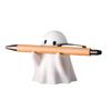 1pc Ghost Pen Holder-Cute Resin Desktop Organizer for Office & Home, Halloween Decor Creative Gift, Funny Stationery Stand