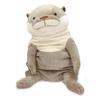 Shinada Global Mochi Series Mochi Otter Grey (L) 22 X 22 X 30cm Plush Otter Animal MOKW-0350G