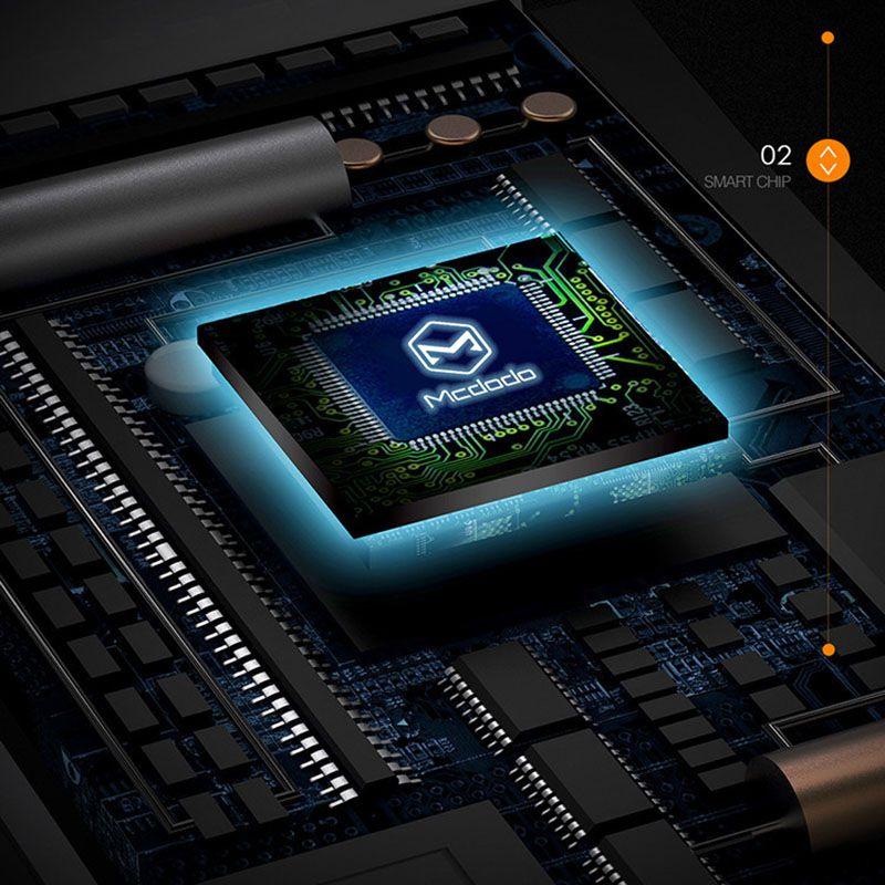 Автоматический светодиодный умный отключаемый кабель для зарядки данных Lightning USB для iPhone X 7 8