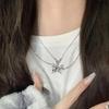 Vintage Goth Butterfly Pendant Choker Clavicle Chain Necklace For Women Girl Punk Collar Aesthetic Y2K Jewelry Gift