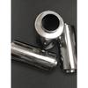 Performance Exhaust Resonator 63mm Inlet Outlet Muffler 304 Stainless Steel Spiral Surface Exhaust System DIY Car Accessories