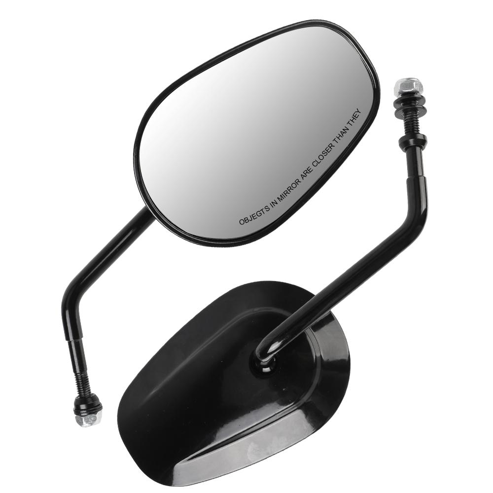 Для XL 883 1200 2 шт./пара деталей для модификации мотоцикла черное серебристое зеркало заднего вида для мотоцикла отражатель боковые зеркала