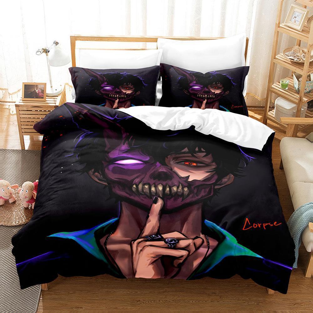 Fashion Corpse Husband Bedding Set Single Twin Full Queen King Size Bed Set Adult Kid Bedroom Duvet Cover Sets 3D Print  Anime