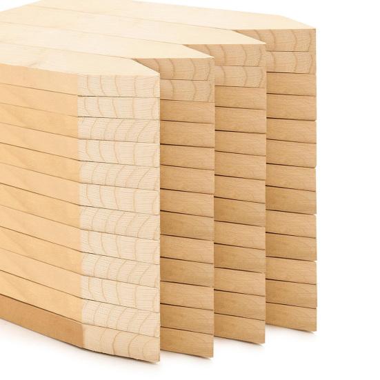 30 шт. деревянных садовых колышков, колышки для оценки и обследования, ландшафтные колышки для поддержки растений, садовых ограждений, границ обследования, базовых линий