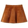 Corduroy Skirt with Pockets for Children Cognac 92/104/116/128/140