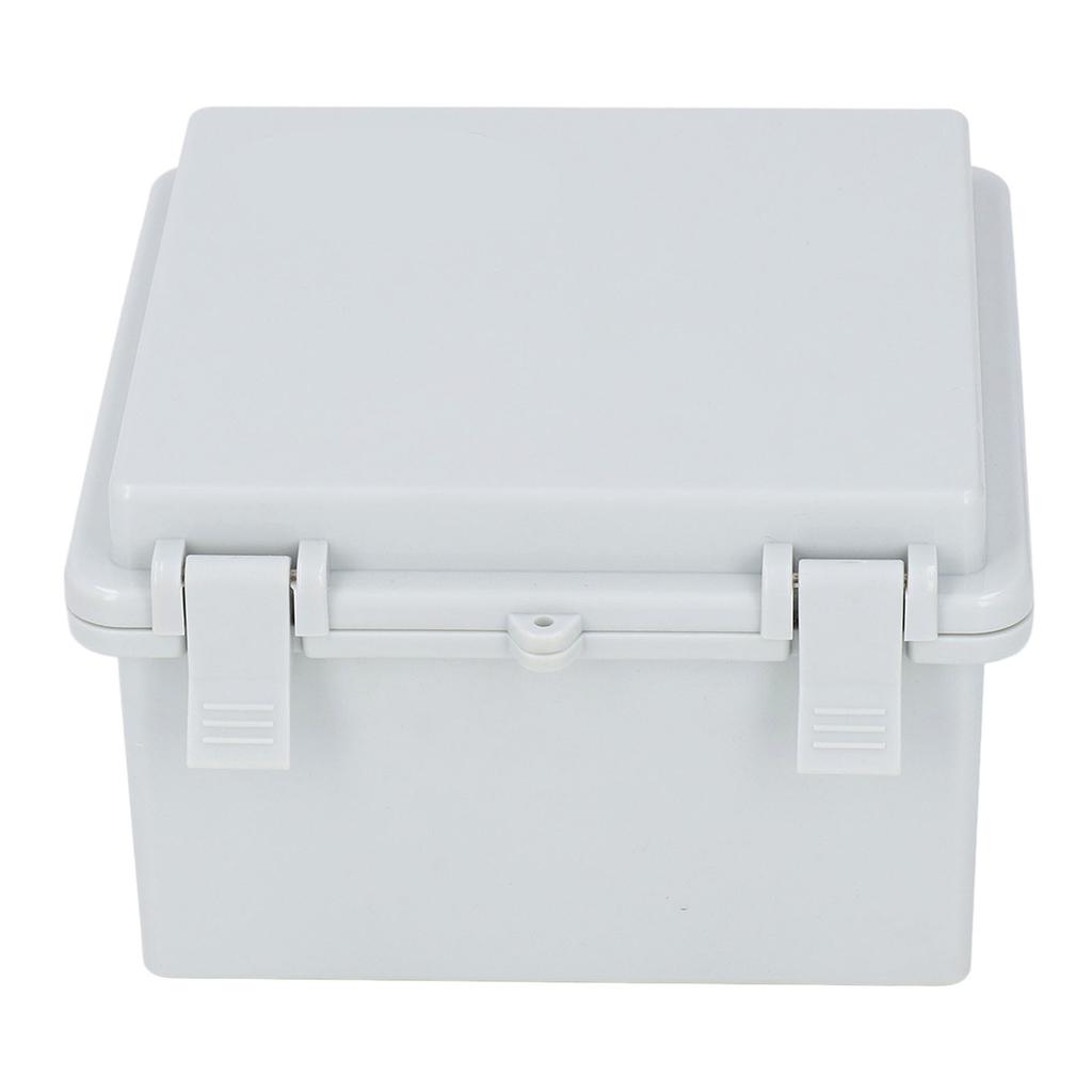 Водонепроницаемая распределительная коробка IP67 с крышкой на петлях из АБС-пластика, наружная электрическая проектная коробка серого цвета