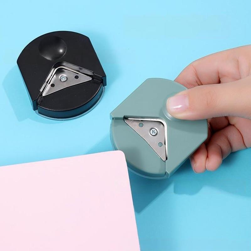 1 шт. Скруглитель углов с радиусом 4 мм для бумажных поделок, картона, DIY. Доступно 4 цвета. Для дома, офиса, школы. Инструменты для скрапбукинга, канцелярские принадлежности. ZYF