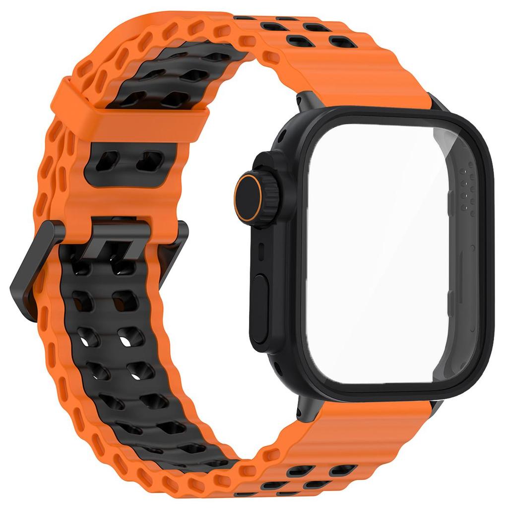 Морской ремешок+ПК чехол для Huawei Watch Fit4 4 Pro Двухцветный ремешок Ghange To Ultra Чехол для Huawei Fit 3 Аксессуары для умных часов