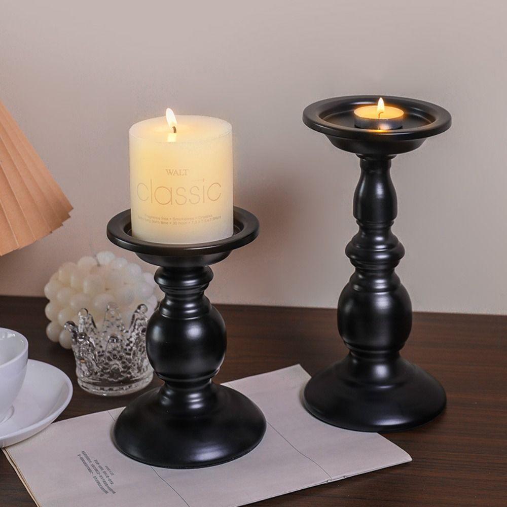 Retro Metal Candle Holders Iron Art Candle Stand Creative Candle Cup Wedding Party Birthday