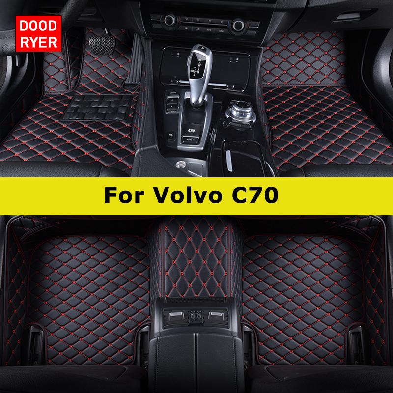 DOODRYER Custom Car Floor Mats For Volvo C70 Auto Carpets Foot Coche Accessorie