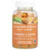 Turmeric and Ginger Gummies, Natural Tropical Fruit Flavor, 90 Vegan Gummies