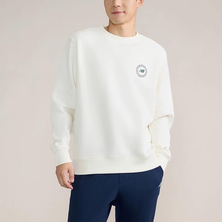 New Balance Толстовка мужская белая AMT43366-CIC