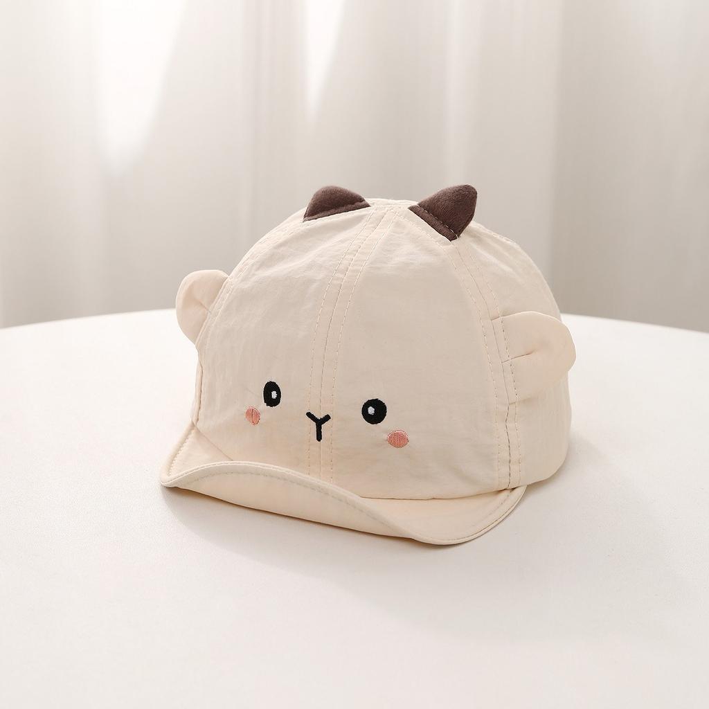 Cute Cartoon Animal Baby Baseball Cap Spring Autumn Thin Sun Hat For Infant Boys And Girls