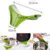 Silicone Slip On Pour Spout Bowls Pots & Pans,Drip Free Easy Pouring Kitchen