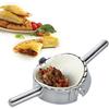 KAYCROWN 6 Inch Empanada Press, Stainless Steel Dumpling Maker Dough Cutter Dumpling Mold for Empanada, Dumpling, Ravioli, Pierogi, Turnovers,