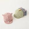 Cute Animal Baby Baseball Hat Solid Color Kids Sun Hats Cartoon Infant Peaked Cap  Outdoor
