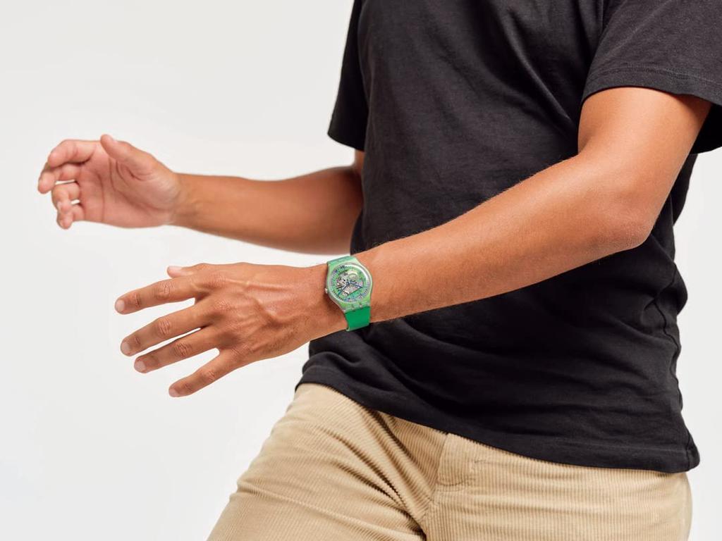 Часы Swatch SHIMMER GREEN New Gent SUOM117 Green [Swatch]