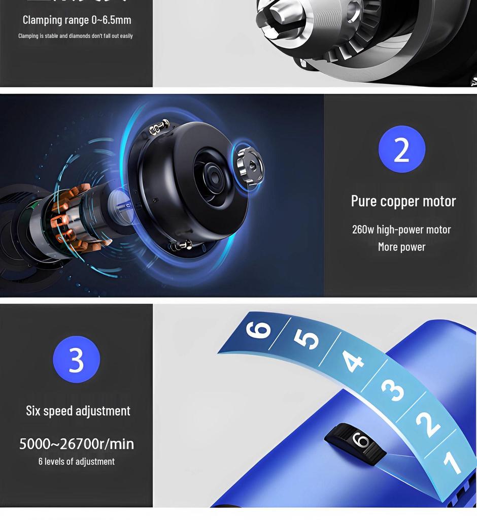 Multifunctional Handheld Electric Grinder and Chainsaw for Cutting Jade, Wood, Metal, and Wine Bottles.